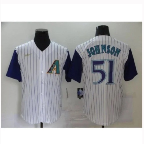 Arizona Diamondbacks Randy Johnson White Jersey